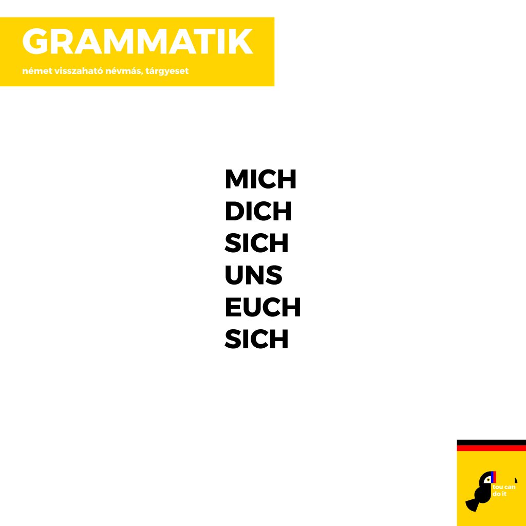 német visszaható igék 01